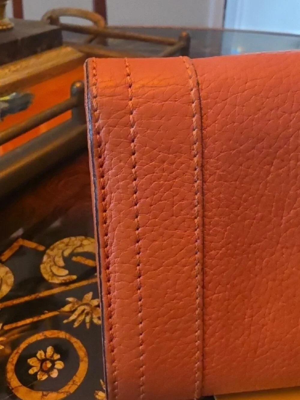 Chloe Paraty Terracota Vintage Continental LONG Wallet CLUTCH